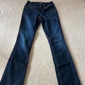 Silver “Suki 17” Dark Blue Jeans